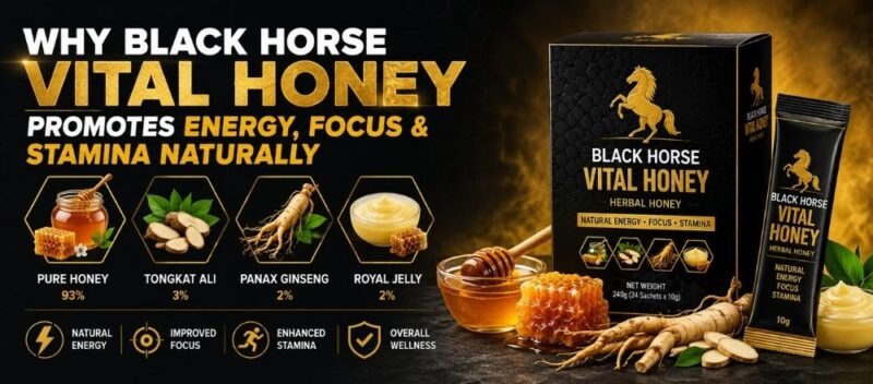Premium herbal honey energy boost